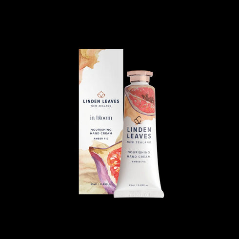 Amber Fig Hand Cream Boxed 25ml-Linden Leaves-Matakana Pharmacy